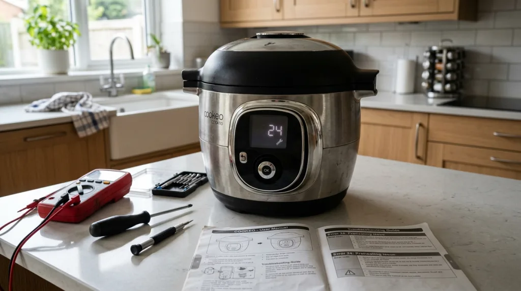 découvrez les causes courantes de l'erreur code 24 sur votre cookeo et trouvez des solutions efficaces pour réparer rapidement votre appareil et reprendre la cuisson en toute sérénité.
