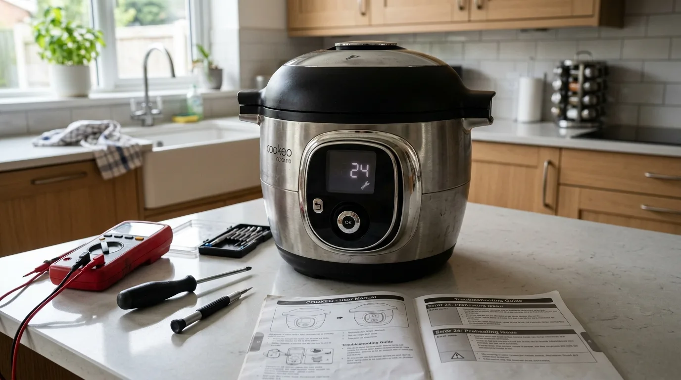 découvrez les causes courantes de l'erreur code 24 sur votre cookeo et trouvez des solutions efficaces pour réparer rapidement votre appareil et reprendre la cuisson en toute sérénité.